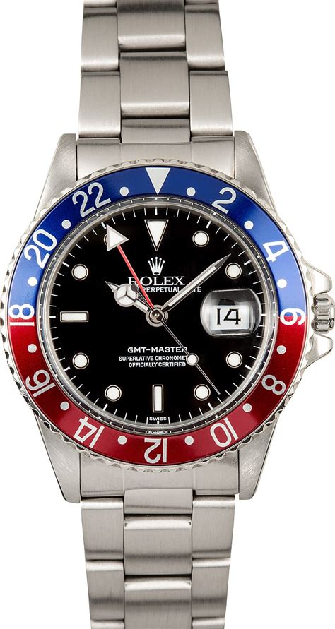 rolex with red white and blue band|Rolex red and blue bezel.